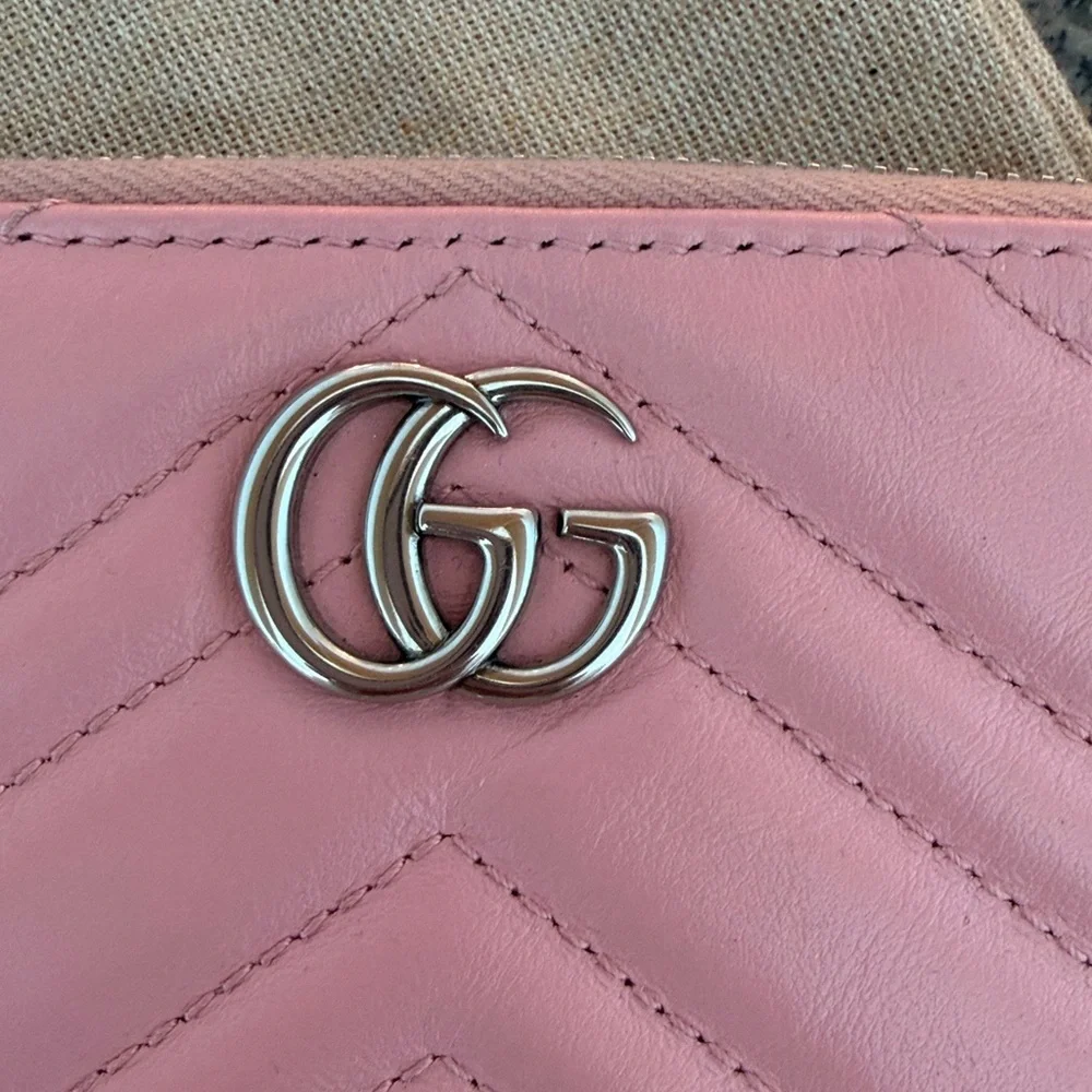 Gucci Quilted Marmont Wristlet